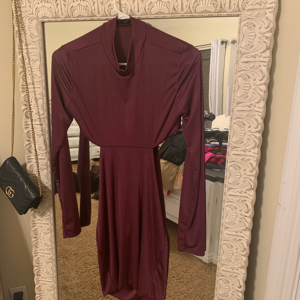 Open back dress